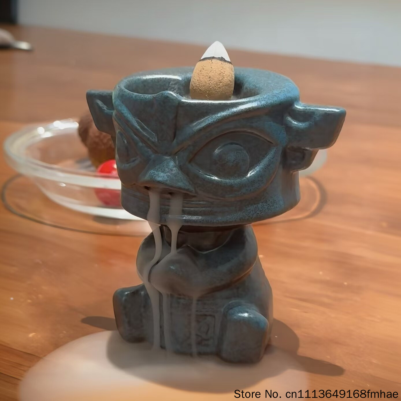Incense Cone Holder - Sanxingdui Backflow Incense Holder, Chinese Style