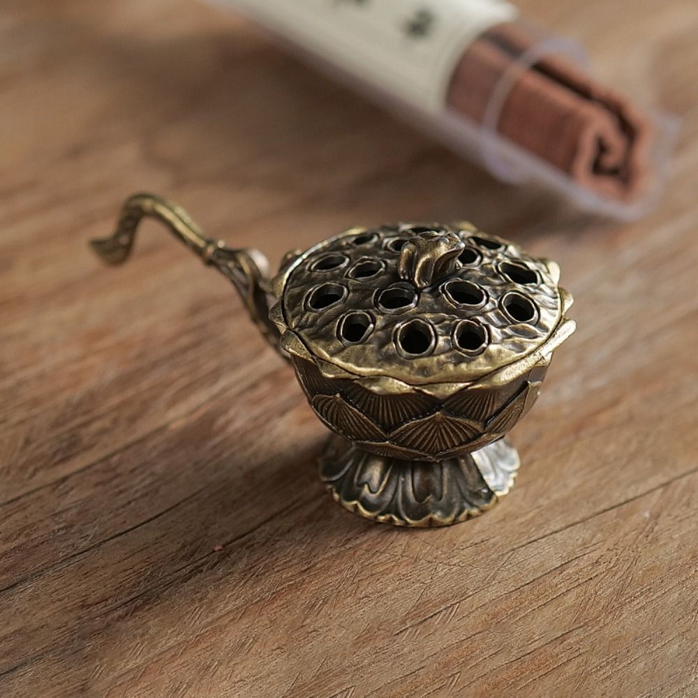 Incense Cone Holder - New Chinese Style Incense Burner Zinc