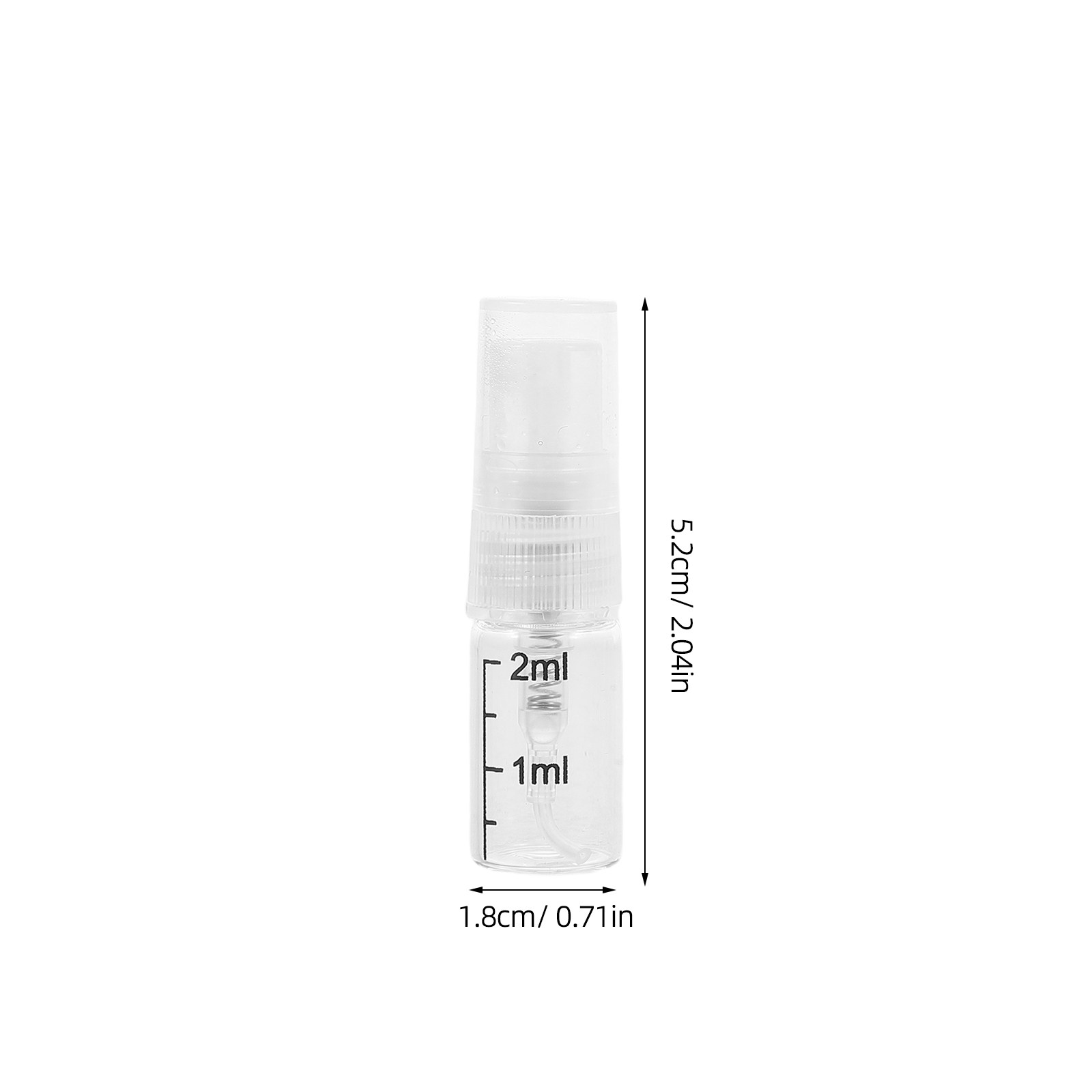 5Pcs Clear Glass Portable Spra - огляд і ціна Perfume Atomizer Travel