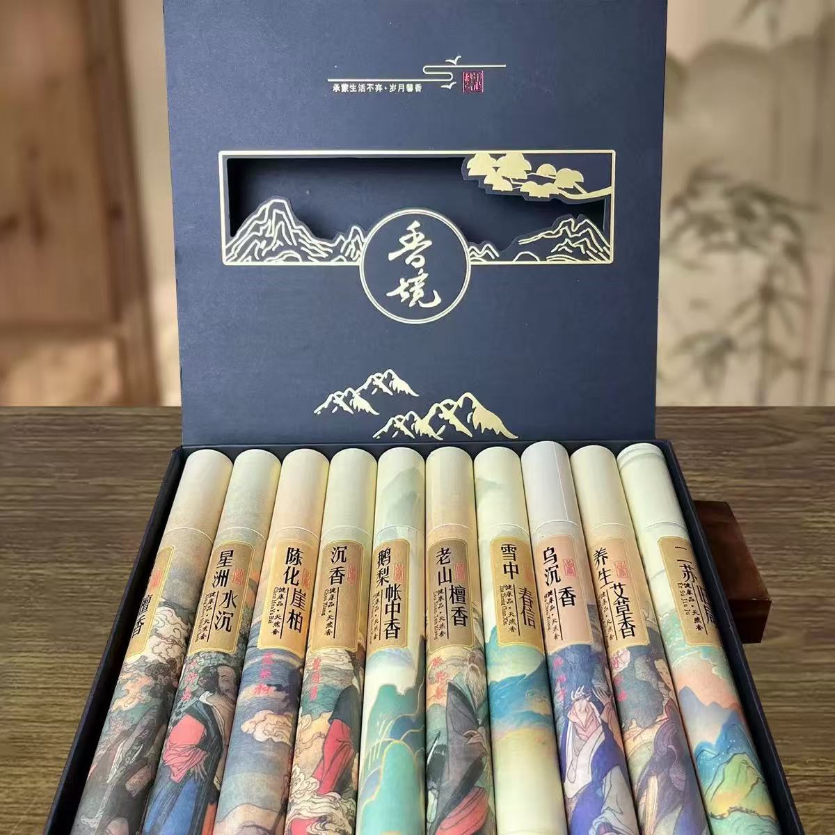 Ten-flavour Incense Gift Box,  - огляд і ціна Home Fragrance Aroma Set