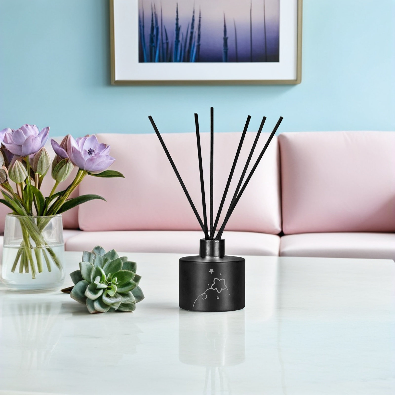 200Pcs Black Fiber Diffuser Re - огляд і ціна Reed Diffuser Set