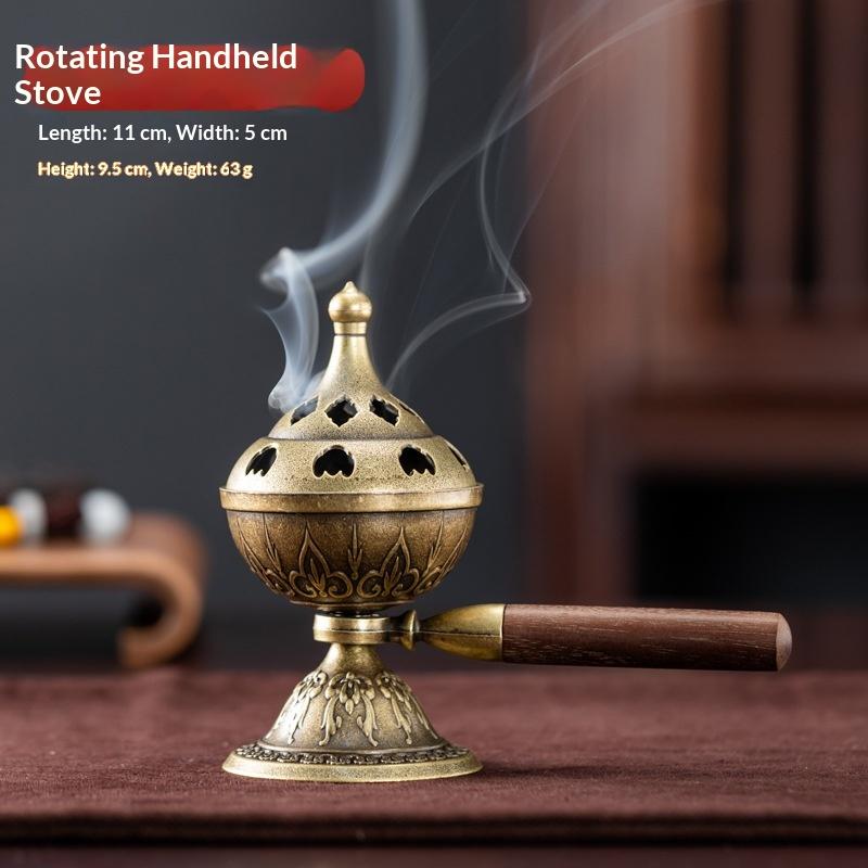 Handheld Rotating Incense Burn - огляд і ціна Incense Cone Holder