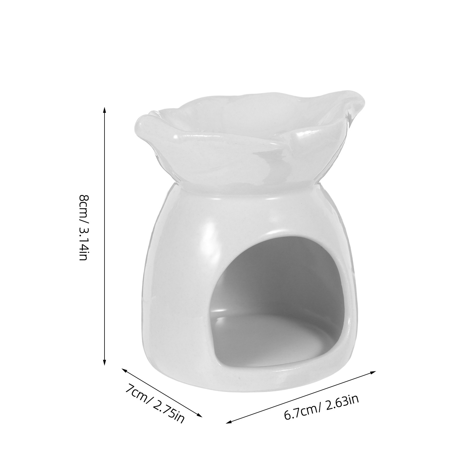 Ceramic Holder Elegant Leaf-Sh - огляд і ціна Home Fragrance Oil Diffuser