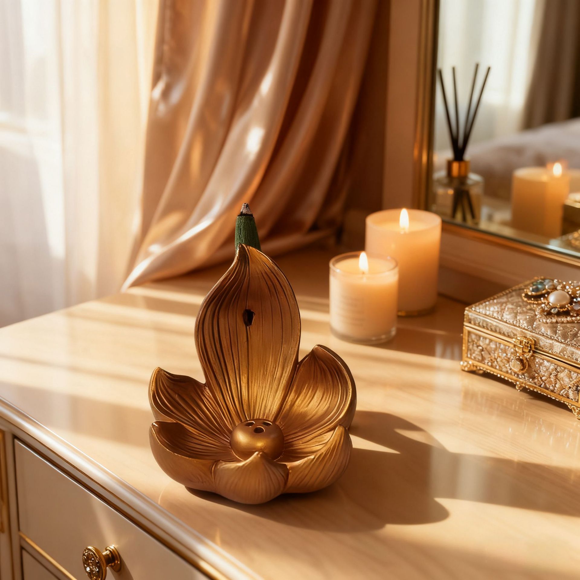 Resin Lotus Incense Burner Hol - огляд і ціна Incense Cone Holder