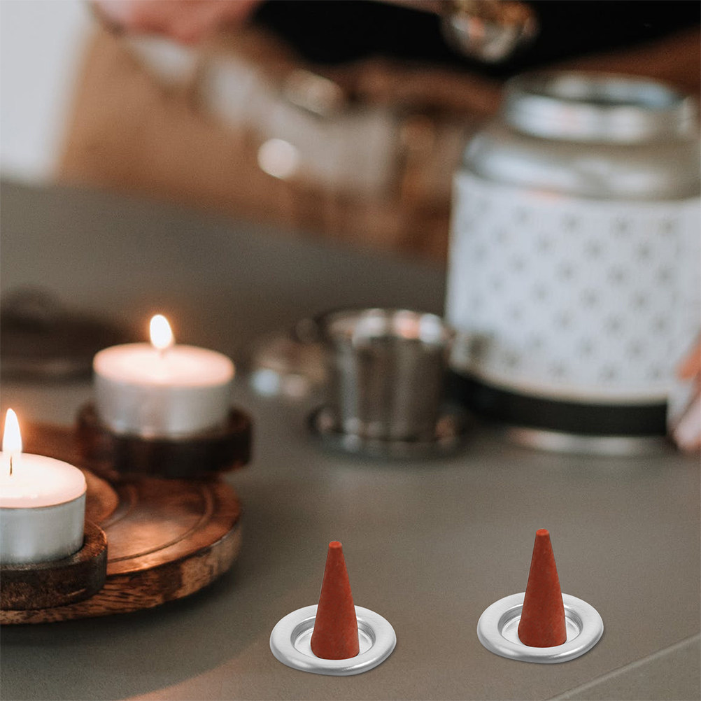 10Pcs Aluminum Alloy Incense T - огляд і ціна Incense Cone Holder