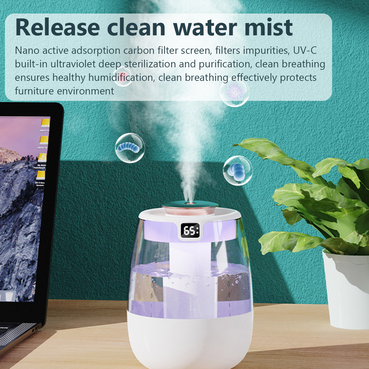 1.3L Air Humidifier Double Spr - огляд і ціна Home Fragrance Device