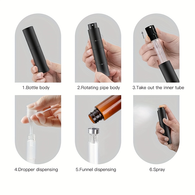 3 Travel 10ml Perfume Spray Bo - огляд і ціна Perfume Atomizer Travel