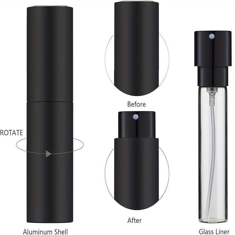 3 Travel 10ml Perfume Spray Bo - огляд і ціна Perfume Atomizer Travel